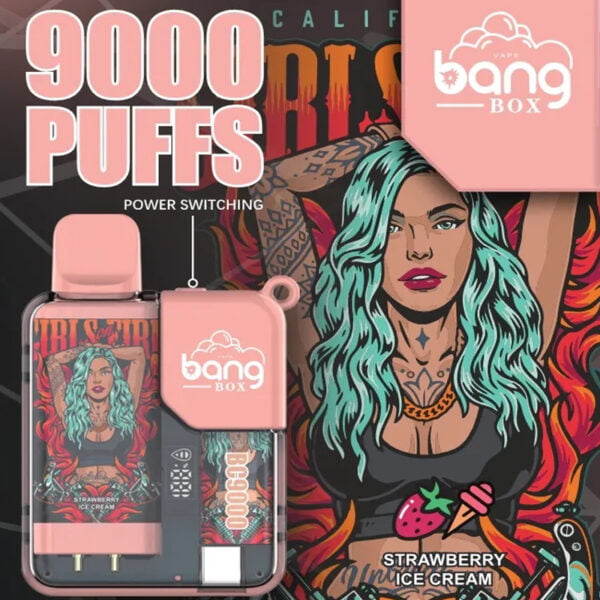 Bang Box 9000 Puffar 0% 2% 3% 5% Nikotin Uppladdningsbar LED Pover Display Disponibel Vape Partihandel - BackVape - 6