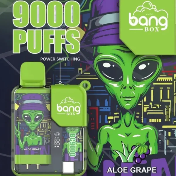 Bang Box 9000 Puffar 0% 2% 3% 5% Nikotin Uppladdningsbar LED Pover Display Disponibel Vape Partihandel - BackVape - 5
