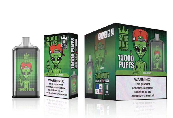 Bang King 15000 Puffs 0% 2% 3% 5% Никотиновая перезаряжаемая одноразовая вейп оптом - BackVape - 6