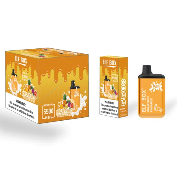 ELF BOX 5500 Одноразовый Vape 5500 Puffs Аутентичная ручка для электронных сигарет оптом - BackVape - 4
