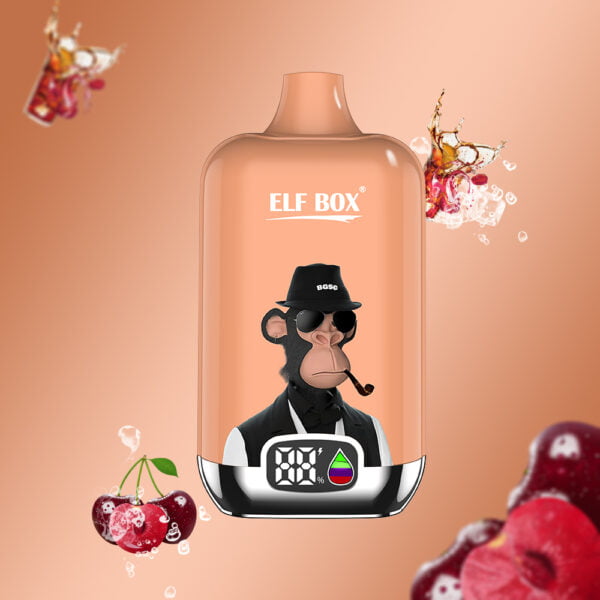 ELF-laatikko digitaalinen 12000 puffaa 0% 2% 3% 5% Nikotiini LED-näyttö Kertakäyttöinen Vape Tukkumyynti - BackVape - 12