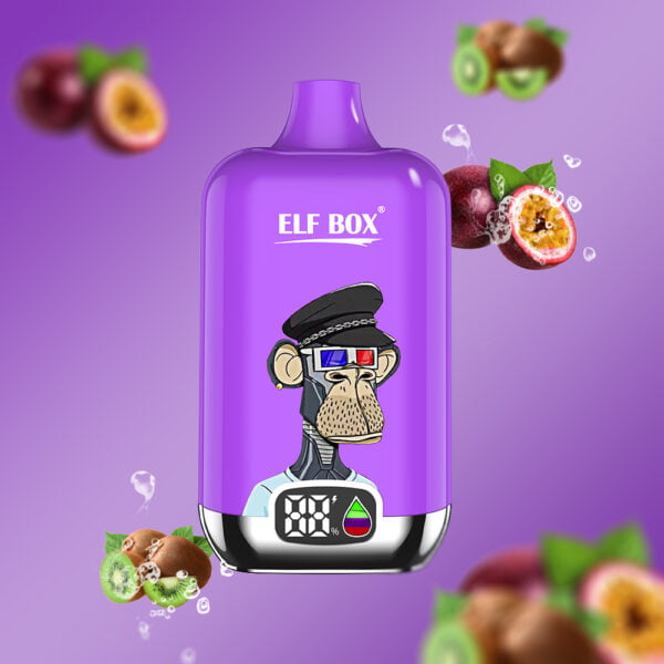 ELF-laatikko digitaalinen 12000 puffaa 0% 2% 3% 5% Nikotiini LED-näyttö Kertakäyttöinen Vape Tukkumyynti - BackVape - 8
