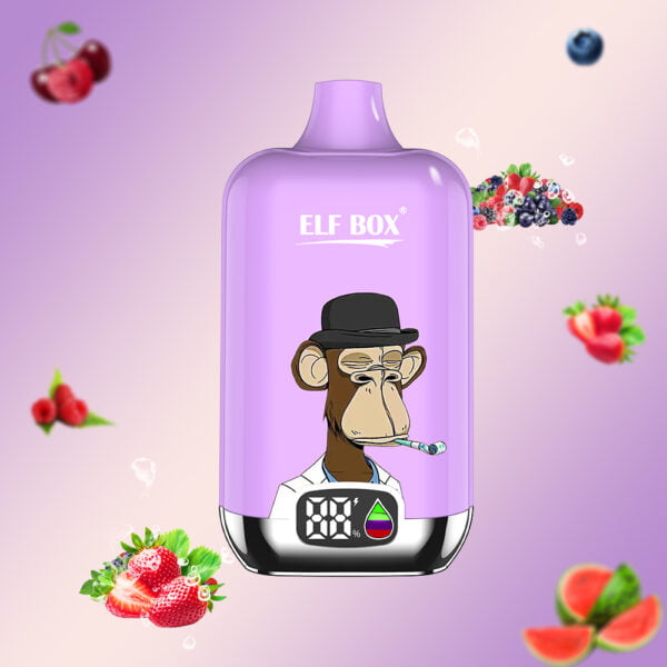 ELF-laatikko digitaalinen 12000 puffaa 0% 2% 3% 5% Nikotiini LED-näyttö Kertakäyttöinen Vape Tukkumyynti - BackVape - 7