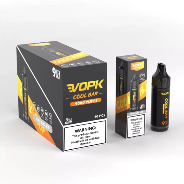 VOPK COOL BAR-9000 PUFFIT 0% 2% 3% 5% Nikotiini Kertakäyttöinen Vape Tukkumyynti - BackVape - 8