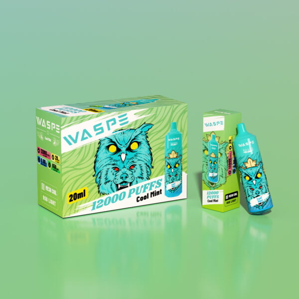 WASPE 12000 PUFFIT 0% 2% 3% 5% Nikotiini Kertakäyttöinen Vape Tukkumyynti - BackVape - 14