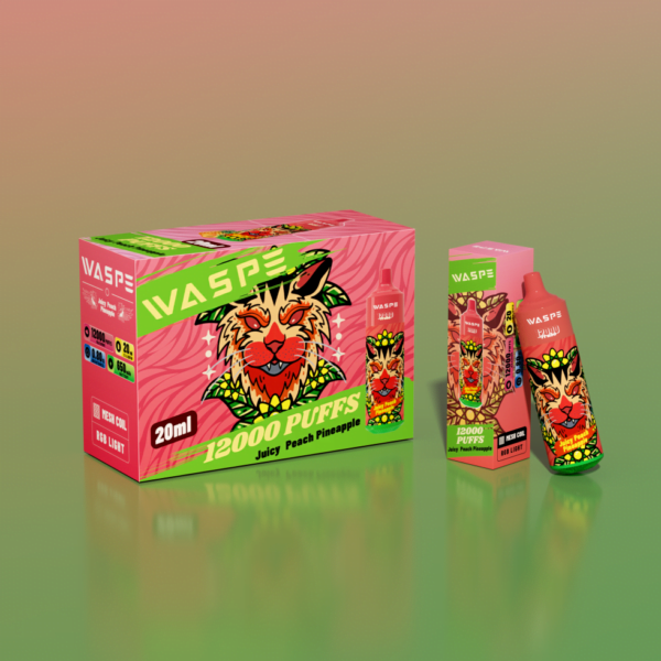 WASPE 12000 PUFFIT 0% 2% 3% 5% Nikotiini Kertakäyttöinen Vape Tukkumyynti - BackVape - 2