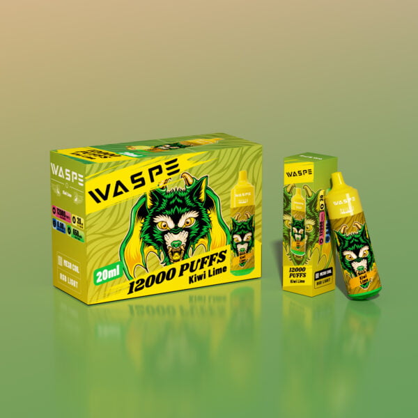 WASPE 12000 PUFFIT 0% 2% 3% 5% Nikotiini Kertakäyttöinen Vape Tukkumyynti - BackVape - 3