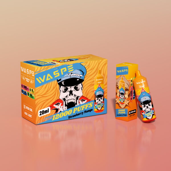 WASPE 12000 PUFFIT 0% 2% 3% 5% Nikotiini Kertakäyttöinen Vape Tukkumyynti - BackVape - 7