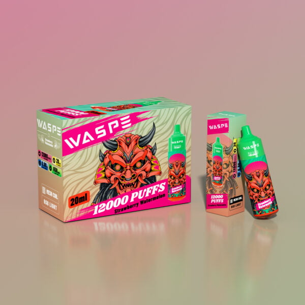 WASPE 12000 PUFFIT 0% 2% 3% 5% Nikotiini Kertakäyttöinen Vape Tukkumyynti - BackVape - 10