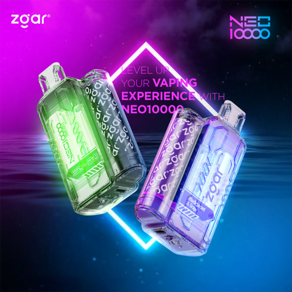 ZGAR NEO 10000 Puffs 3% Nikotínová nabíjateľná jednorazová vapa veľkoobchod - BackVape - 1
