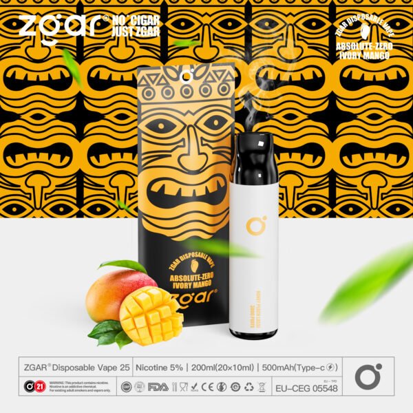 ZGAR ZG25 3000 Puffs 5% Nikotynowy akumulator jednorazowy - Hurtownia - BackVape - 20
