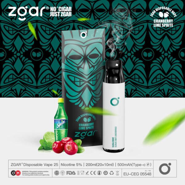 ZGAR ZG25 3000 Puffs 5% Nikotynowy akumulator jednorazowy - Hurtownia - BackVape - 14