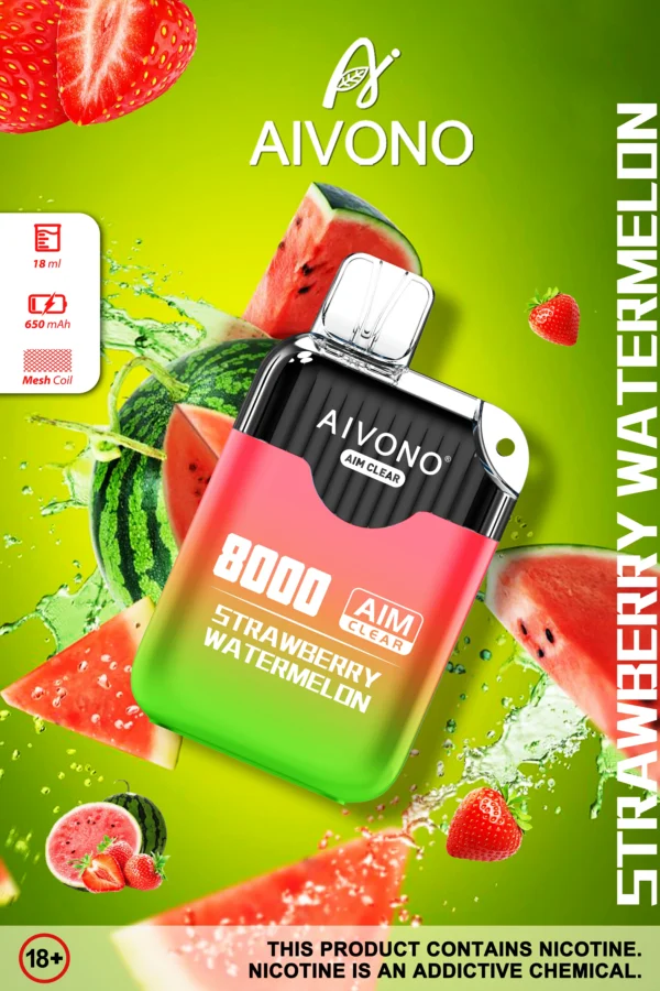 AIVONO AIM CLEAR 8000 Puffs 0% 2% 5% Low Nicotine Rechargeable Disposable Vapes Pen Bulk Buy Wholesale - BackVape - 3