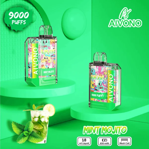 AIVONO AIM XXL 9000 Puffs 0% 2% 3% 5% Nízkonikotinové dobíjecí jednorázové vapky Pen Hromadně Koupit velkoobchod – BackVape – 5