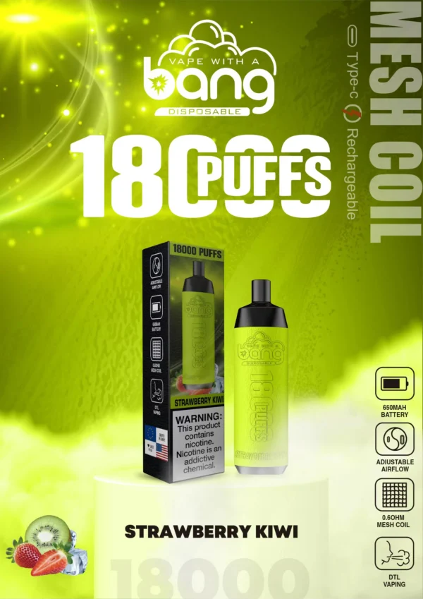 Bang Crown Bar 18000 Puffs 0% 2% 3% 5% Low Nicotine Rechargeable Disposable Vapes Pen Bulk Buy Wholesale - BackVape - 7