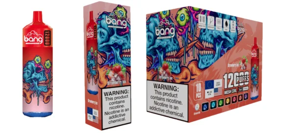 Bang 12000 Puffs 0% 2% 3% 5% Genopladelige engangsvapes med lav nikotinindhold Pen Bulk Køb Engros - BackVape - 2
