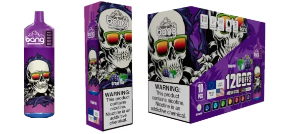Bang 12000 Puffs 0% 2% 3% 5% Genopladelige engangsvapes med lav nikotinindhold Pen Bulk Køb Engros - BackVape - 11