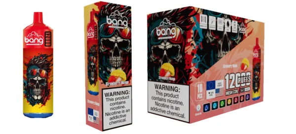 Bang 12000 Puffs 0% 2% 3% 5% Genopladelige engangsvapes med lav nikotinindhold Pen Bulk Køb Engros - BackVape - 17