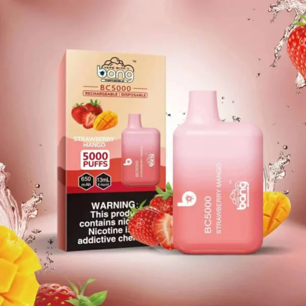 Bang BC 5000 Puffs 0% 2% 3% 5% Genopladelige engangsvapes med lav nikotinindhold Pen Bulk Køb Engros - BackVape - 10