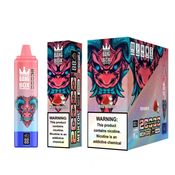 Bang Box 20000 Puffs 0% 2% 3% 5% Low Nicotine Rechargeable Bulk Buy Disposable Vape Pen Wholesale - BackVape - 3