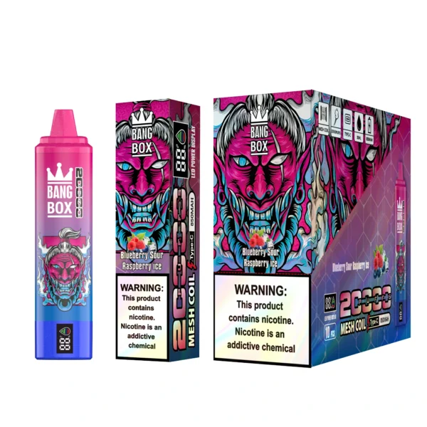 Bang Box 20000 Puffs 0% 2% 3% 5% Low Nicotine Rechargeable Bulk Buy Disposable Vape Pen Wholesale - BackVape - 7