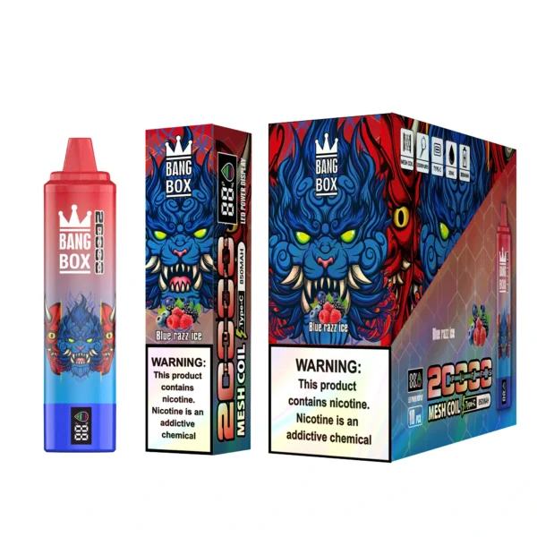 Bang Box 20000 Puffs 0% 2% 3% 5% Low Nicotine Rechargeable Bulk Buy Disposable Vape Pen Wholesale - BackVape - 8