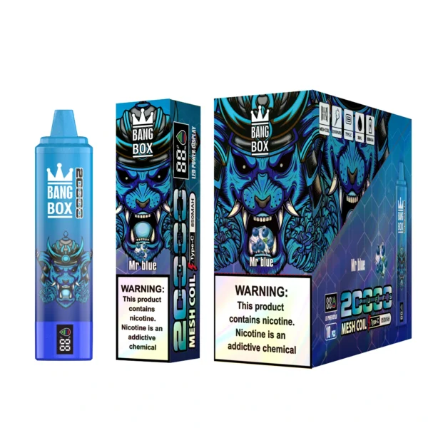 Bang Box 20000 Puffs 0% 2% 3% 5% Low Nicotine Rechargeable Bulk Buy Disposable Vape Pen Wholesale - BackVape - 9