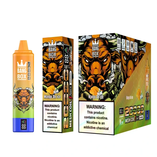 Bang Box 20000 Puffs 0% 2% 3% 5% Low Nicotine Rechargeable Bulk Buy Disposable Vape Pen Wholesale - BackVape - 10