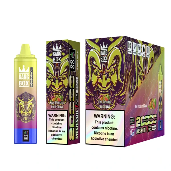 Bang Box 20000 Puffs 0% 2% 3% 5% Low Nicotine Rechargeable Bulk Buy Disposable Vape Pen Wholesale - BackVape - 13