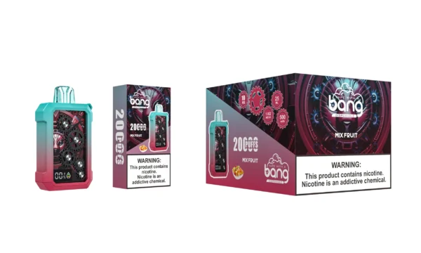 Bang Gear Tick Tock 20000 Puffar 0% 2% 3% 5% Uppladdningsbara engångsvapes med låg nikotinhalt Penna Bulk Köp Partihandel - BackVape - 12