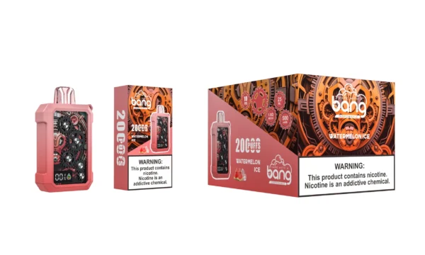 Bang Gear Tick Tock 20000 Puffar 0% 2% 3% 5% Uppladdningsbara engångsvapes med låg nikotinhalt Penna Bulk Köp Partihandel - BackVape - 3