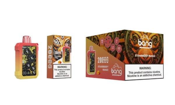 Bang Gear Tick Tock 20000 Puffar 0% 2% 3% 5% Uppladdningsbara engångsvapes med låg nikotinhalt Penna Bulk Köp Partihandel - BackVape - 6