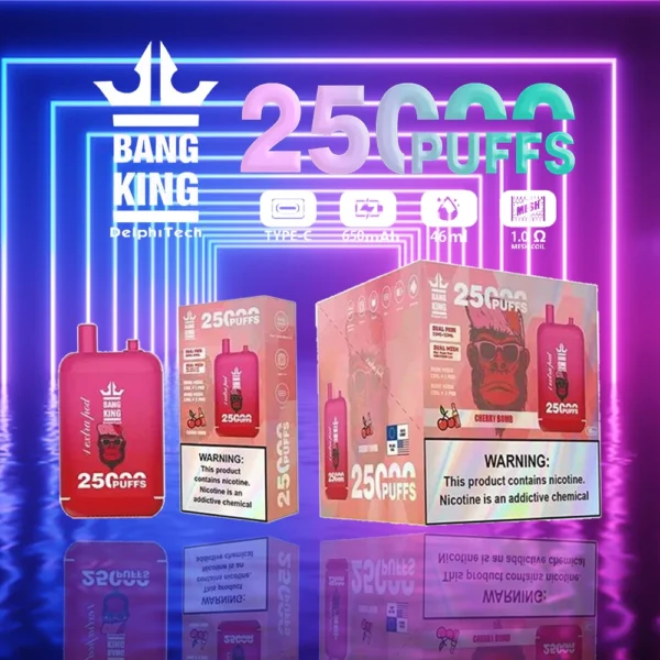 Bang King 25000 Puffs Dual Pods 0% 2% 3% 5% Vapes desechables recargables con bajo contenido de nicotina Pluma Compra a granel al por mayor - BackVape - 2
