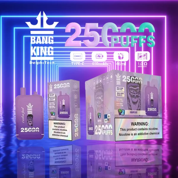 Bang King 25000 Puffs Dual Pods 0% 2% 3% 5% Vapes desechables recargables con bajo contenido de nicotina Pluma Compra a granel al por mayor - BackVape - 8
