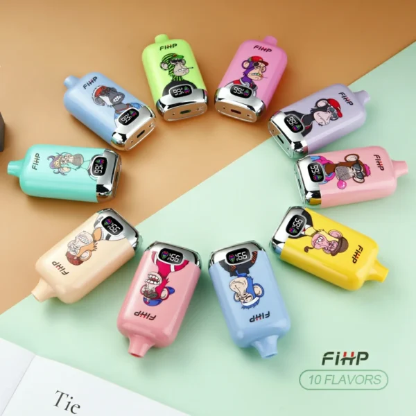 FIHP 12000 Puffs 2% 5% Stylo vapes jetable rechargeable à faible teneur en nicotine Acheter en gros - BackVape - 1