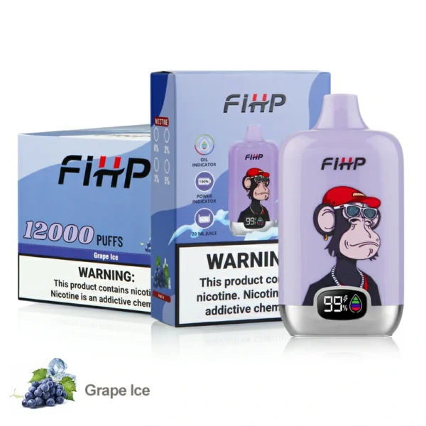 FIHP 12000 Puffs 2% 5% Stylo à vape jetable rechargeable à faible teneur en nicotine Acheter en gros - BackVape - 4
