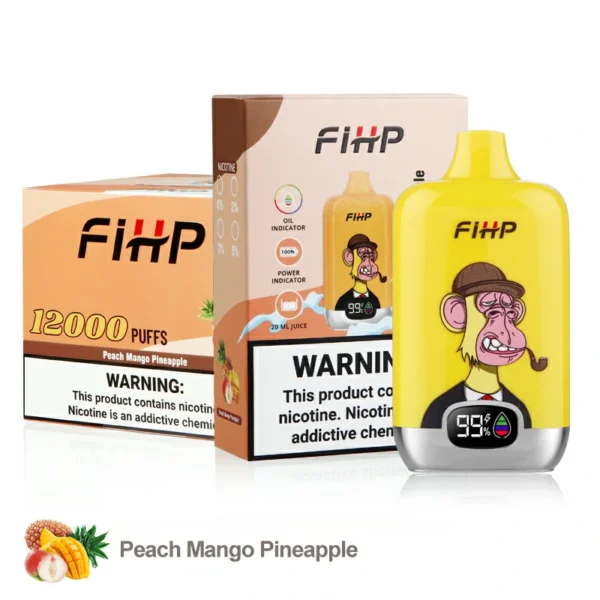 FIHP 12000 Puffs 2% 5% Stylo à vape jetable rechargeable à faible teneur en nicotine Acheter en gros - BackVape - 7
