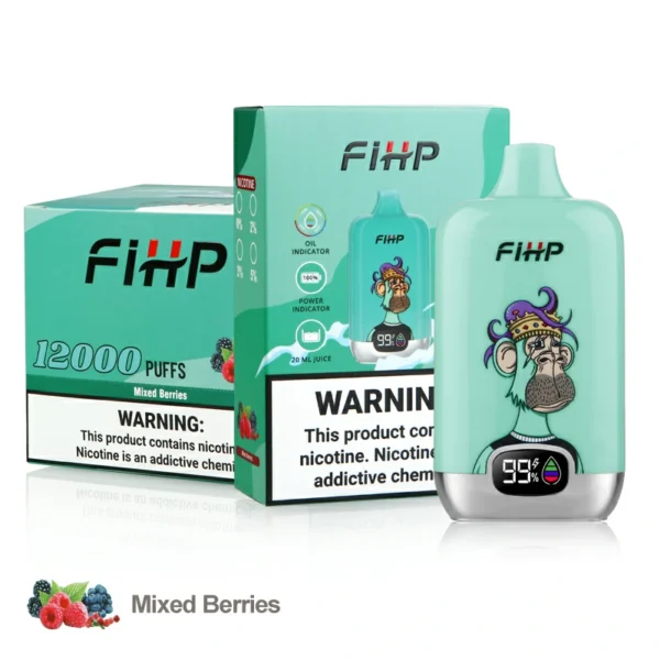 FIHP 12000 Puffs 2% 5% Stylo à vape jetable rechargeable à faible teneur en nicotine Acheter en gros - BackVape - 9