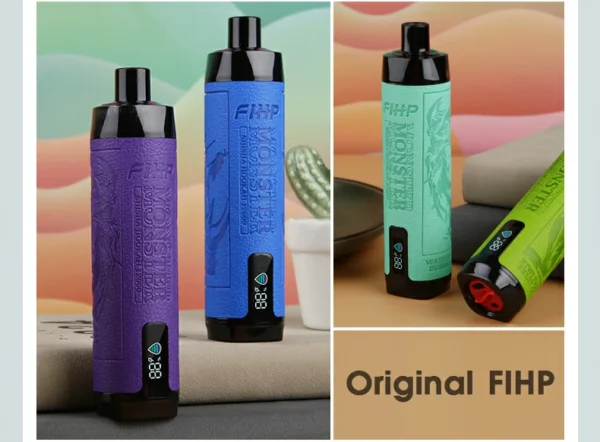 FIHP Shisha Hookah 12000 Puffs Monster Alacsony Nikotin Újratölthető Eldobható Vapes Pen Tömeges Vásárlás Nagyker - BackVape - 13