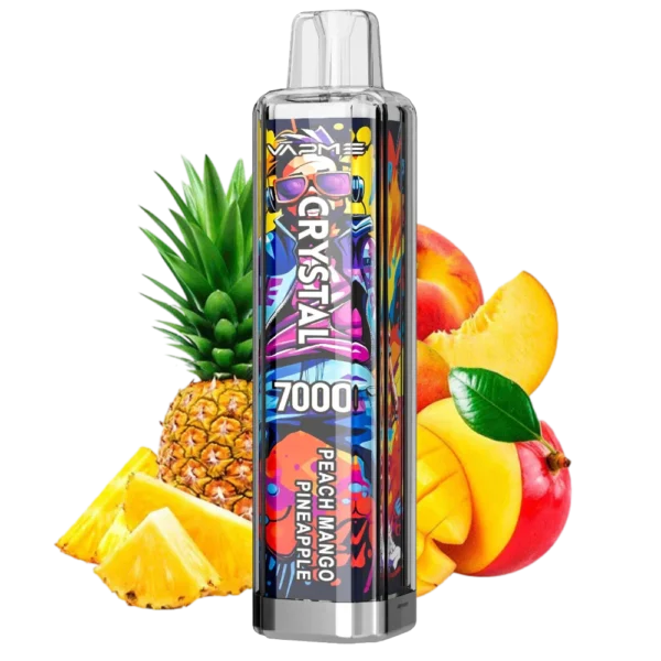 Vapme Crystal 7000 Puffs 2% 5% wiederaufladbare Nikotin-Einweg-Vapes, Großkauf im Großhandel – BackVape – 4
