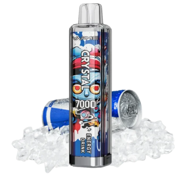 Vapme Crystal 7000 Puffs 2% 5% wiederaufladbare Nikotin-Einweg-Vapes, Großkauf im Großhandel – BackVape – 9