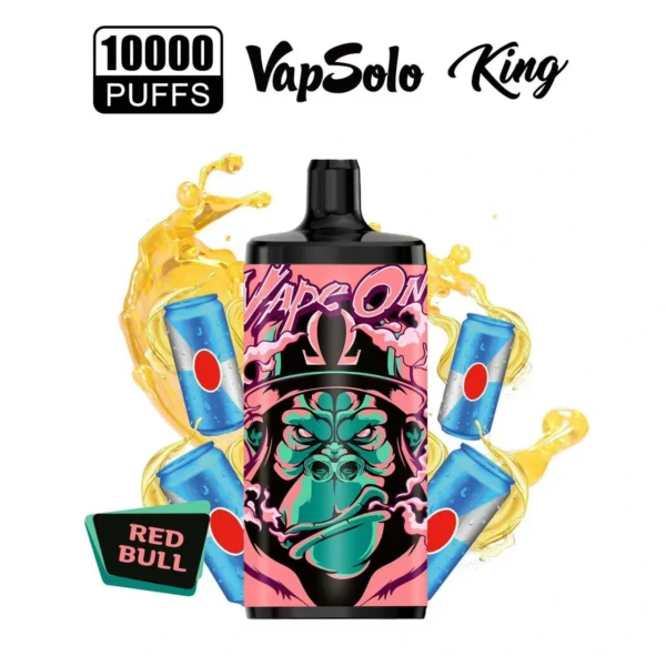 Vapsolo King 10000 Puffs 2% 5% Аккумуляторная одноразовая ручка для электронных сигарет с низким содержанием никотина Купить оптом - BackVape - 9