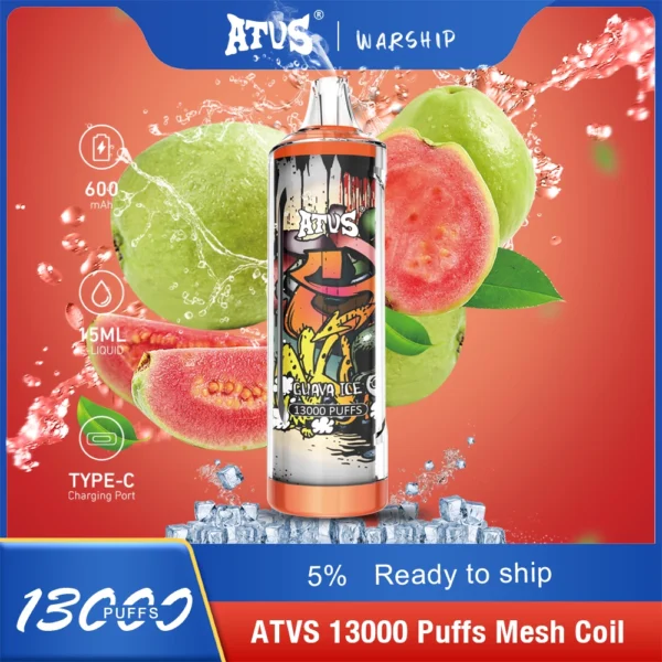 Atvs 13000 Puffs 5% Low Nicotine Rechargeable Disposable Vapes Pen Bulk Buy Wholesale - BackVape - 5