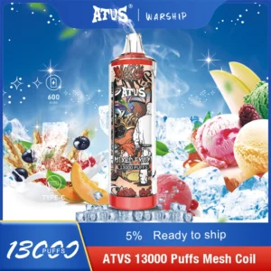 Atvs 13000 Puffs 5% Low Nicotine Rechargeable Disposable Vapes Pen Bulk Buy Wholesale - BackVape - 16