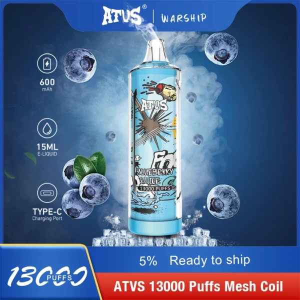 Atvs 13000 Puffs 5% Low Nicotine Rechargeable Disposable Vapes Pen Bulk Buy Wholesale - BackVape - 13