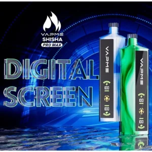 Vapme Shisha Pro Max 20000 Puffs 2% Affichage LED à faible teneur en nicotine Stylo vapes jetables rechargeables en vrac Acheter en gros - BackVape - 6