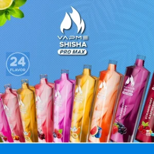 Vapme Shisha Pro Max 20000 Puffs 2% Affichage LED à faible teneur en nicotine Stylo vapes jetables rechargeables en vrac Acheter en gros - BackVape - 5