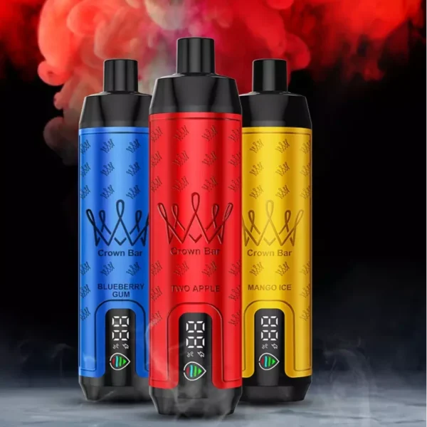 Al Fakhar Crown Bar 15000 Puffs DTL LED Display 2% Low Nicotine Rechargeable Disposable Vapes Pen Bulk Buy Wholesale - BackVape - 1