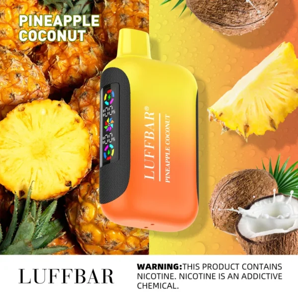 VASY LUFFBAR Dually 20000 Puffs Dual Digital Screen 50mg Low Nicotine Rechargeable Disposable Vapes Pen Bulk Buy Wholesale - BackVape - 6