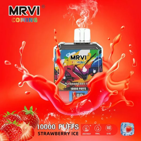MRVI Coming 10000 Puffs Schermo digitale 2% 3% 5% Penna per vaporizzatori usa e getta ricaricabile a basso contenuto di nicotina Bulk Acquista all'ingrosso - BackVape - 8